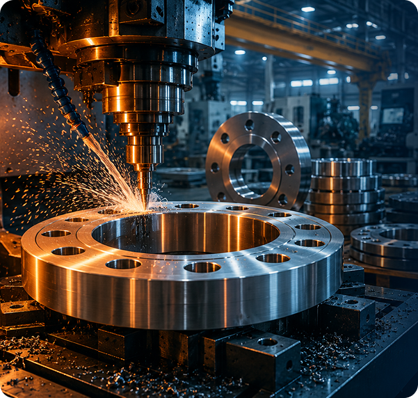 Industrial CNC Precision Machining Process